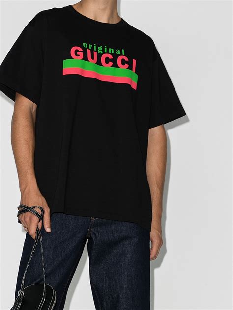 fke gucci print t|gucci shirt checker.